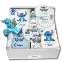 Canastilla personalizada STITCH AZUL Mod. 2
