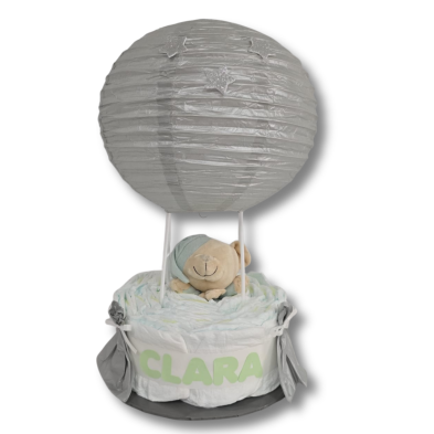 Globo de pañales GRIS/MENTA