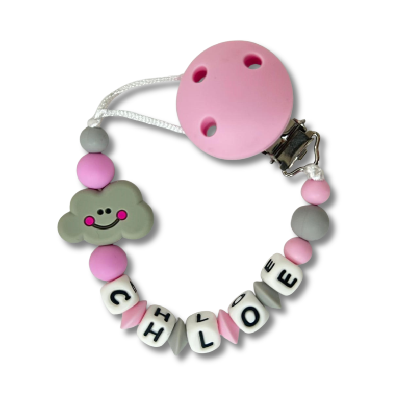 Sujetachupetes silicona NUBE ROSA