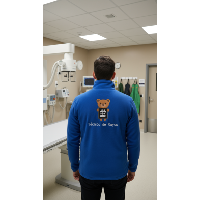 Polar Hombre TÉCNICO DE RAYOS bordado