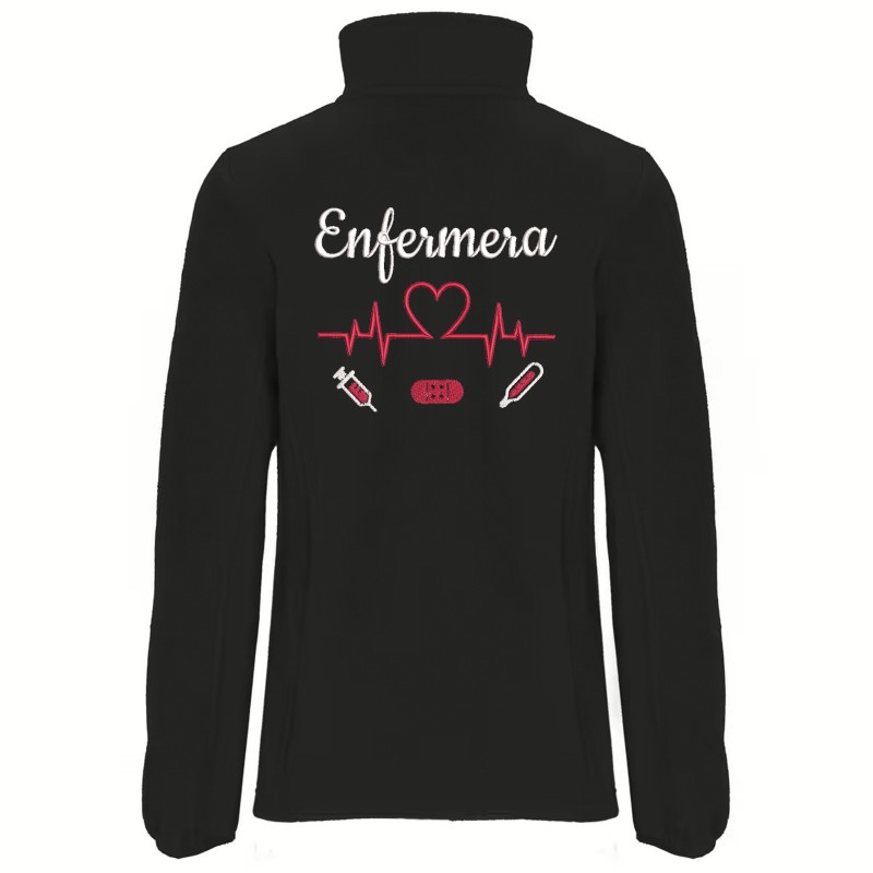 Polar Mujer LÍNEA DE VIDA-CORAZÓN bordado