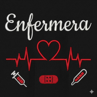 Polar Mujer LÍNEA DE VIDA-CORAZÓN bordado