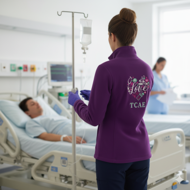 Polar Mujer SANITARIOS-LOVE bordado