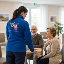 Polar Mujer GEROCULTORA bordado