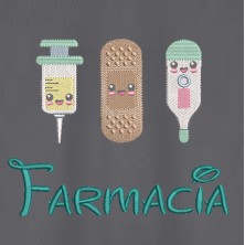 Polar Mujer FARMACIA bordado