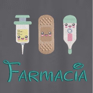 Polar Mujer FARMACIA bordado