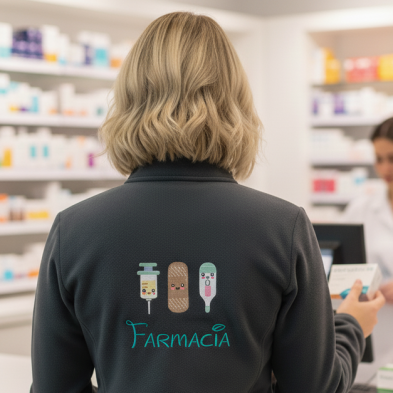 Polar Mujer FARMACIA bordado