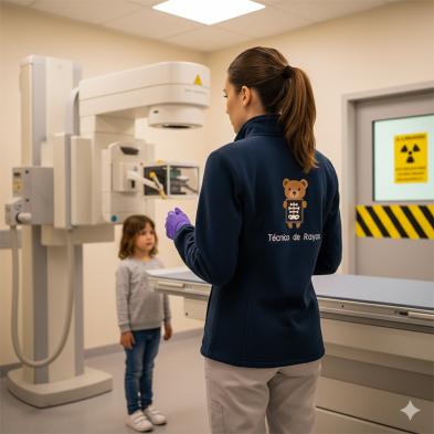 Polar Mujer TÉCNICO DE RAYOS bordado