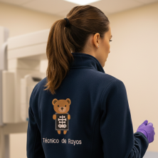 Polar Mujer TÉCNICO DE RAYOS bordado