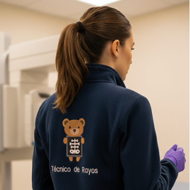 Polar Mujer TÉCNICO DE RAYOS bordado