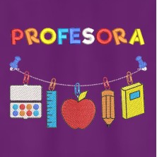 Polar Mujer PROFESORA/MAESTRA bordado