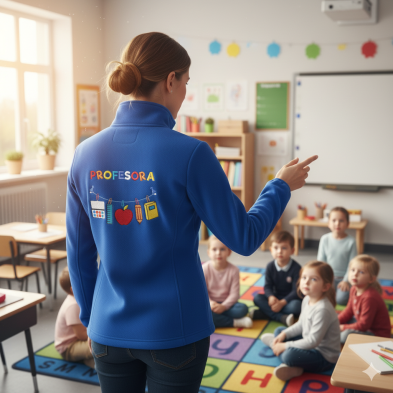 Polar Mujer PROFESORA/MAESTRA bordado