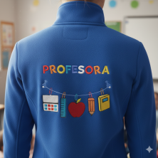 Polar Mujer PROFESORA/MAESTRA bordado