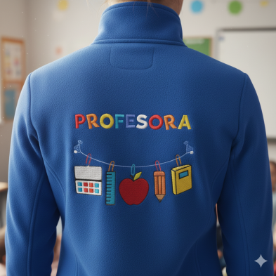 Polar Mujer PROFESORA/MAESTRA bordado