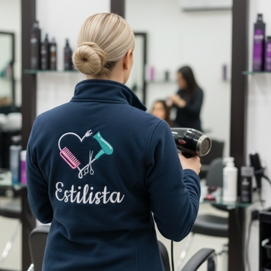 Polar Mujer PELUQUERA/ESTILISTA bordado