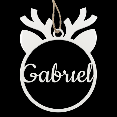 Bolas de Navidad METACRILATO BLANCO