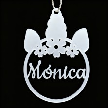 Bolas de Navidad METACRILATO BLANCO