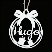 Bolas de Navidad METACRILATO BLANCO