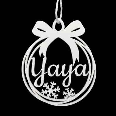 Bolas de Navidad METACRILATO BLANCO