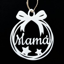 Bolas de Navidad METACRILATO BLANCO