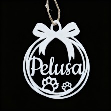 Bolas de Navidad METACRILATO BLANCO