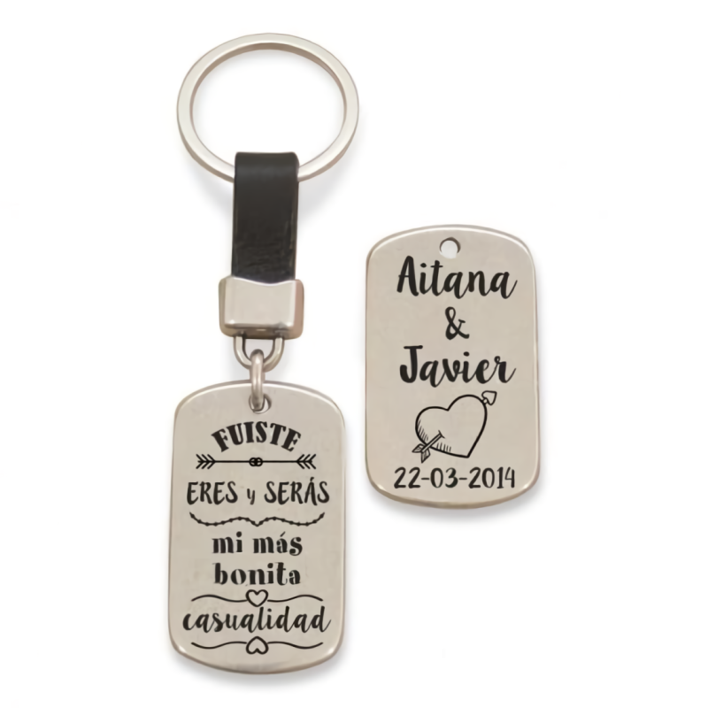 LLAVERO CUERO - CASUALIDAD