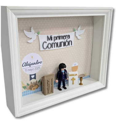 Cuadro PLAYMOBIL Modelo COMUNIÓN NIÑO