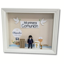Cuadro PLAYMOBIL Modelo COMUNIÓN NIÑO