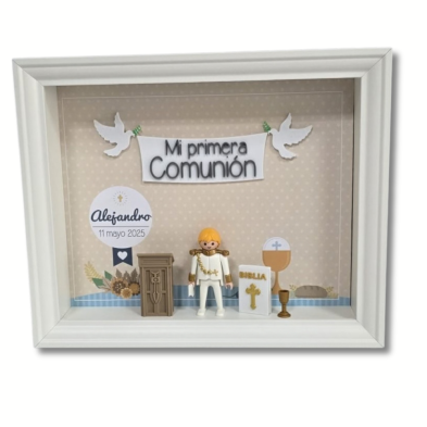 Cuadro PLAYMOBIL Modelo COMUNIÓN NIÑO