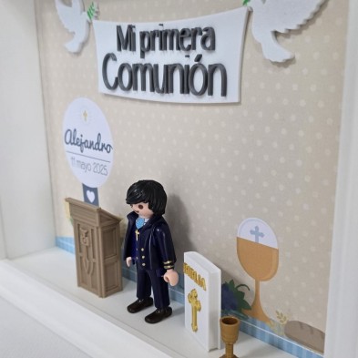 Cuadro PLAYMOBIL Modelo COMUNIÓN NIÑO