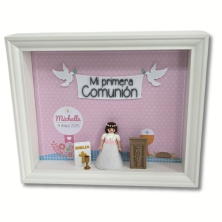 Cuadro PLAYMOBIL Modelo COMUNIÓN NIÑA