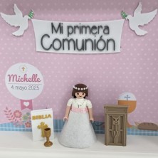 Cuadro PLAYMOBIL Modelo COMUNIÓN NIÑA