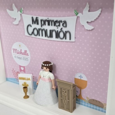 Cuadro PLAYMOBIL Modelo COMUNIÓN NIÑA