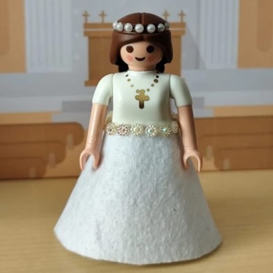 Cuadro PLAYMOBIL Modelo COMUNIÓN NIÑA