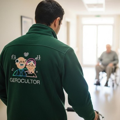 Polar Hombre GEROCULTOR bordado