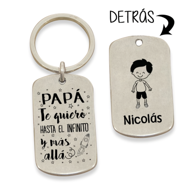 Llavero anilla  - HASTA EL INFINITO
