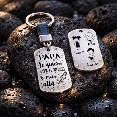 Llavero cuero  - HASTA EL INFINITO