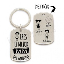 Llavero anilla  - MEJOR PAPÁ DEL MUNDO