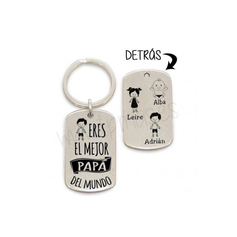Llavero anilla  - MEJOR PAPÁ DEL MUNDO