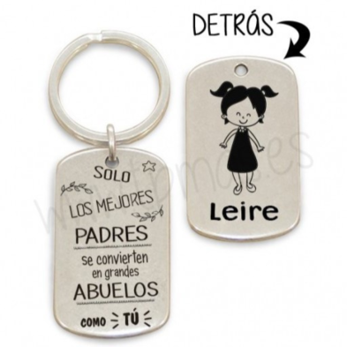 Llavero anilla - SOLO LOS MEJORES PADRES