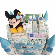 Castillo de pañales AZUL - Modelo 1A