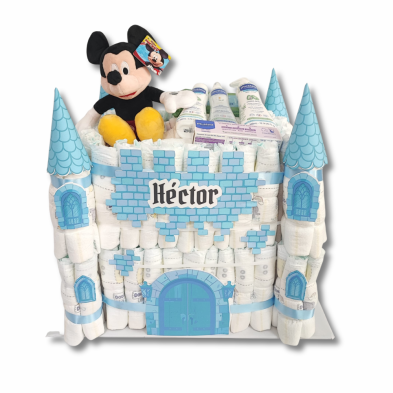 Castillo de pañales AZUL - Modelo 1A