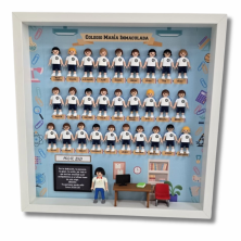 Cuadro PLAYMOBIL Mod. UNIFORME -GRACIAS PROFE