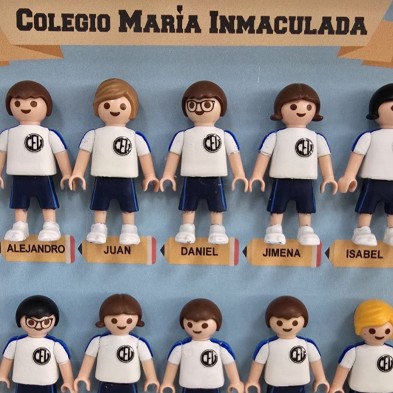 Cuadro PLAYMOBIL Mod. UNIFORME -GRACIAS PROFE