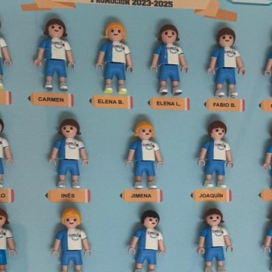 Cuadro PLAYMOBIL Mod. UNIFORME -GRACIAS PROFE