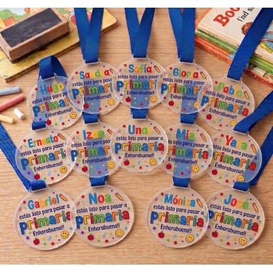 MEDALLA DE GRADUACIÓN INFANTIL Personalizada