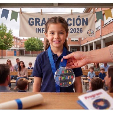 MEDALLA DE GRADUACIÓN INFANTIL Personalizada