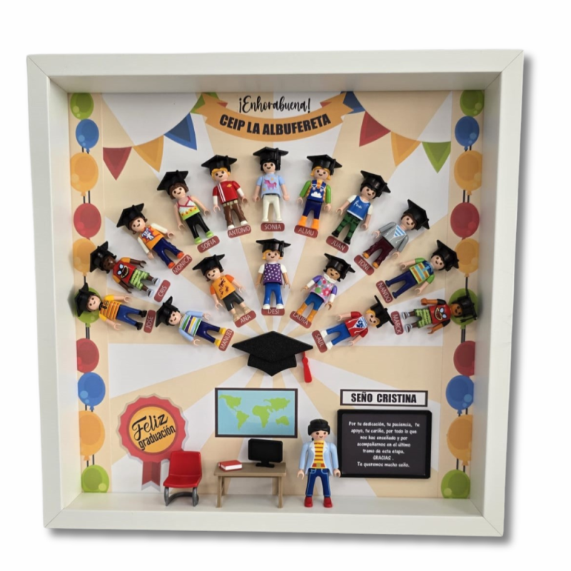 Cuadro PLAYMOBIL Modelo GRADUACIÓN