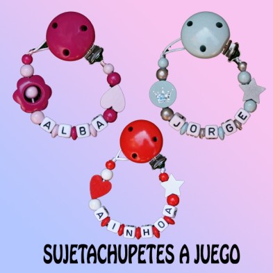 Sujetachupetes a juego