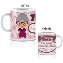 Taza personalizada ABUELA MAYOR